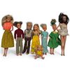 Image 1 : Collection of Mattel Barbie Dols, Sunshine Family and More
