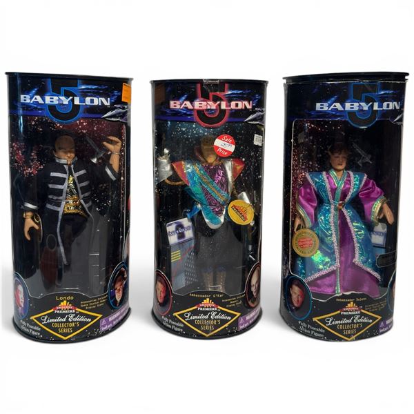 Babylon 5 Limited Edition Action Figures: Ambassador G'Kar, Londo and Ambassador Delenn