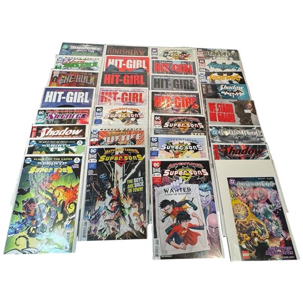 Comic Book Collection: Bionicle, We Stand on Guard, the Shadow and Batman, Nightwing, Batman Dete...