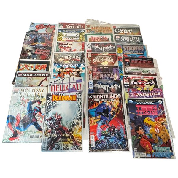 Comic Book Collection: Trinity War, Justice League, Teen Titans, Nightwing: the New Order, Deadma...