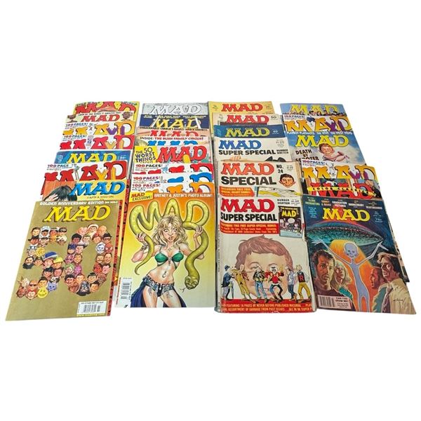 Large Collection of Mad Magazines