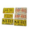 Image 1 : Collection of Vintage Alberta License Plates: Car/Truck, Trailer and Motorcycle