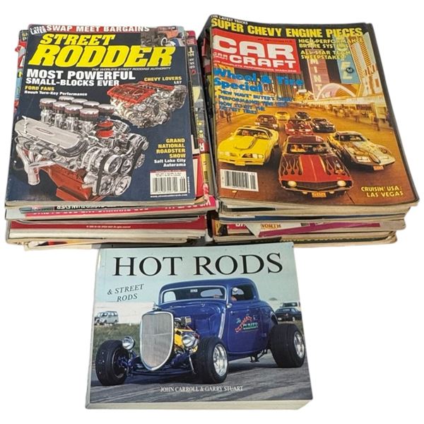 Large Collection of Vintage Hot Rod Magazines