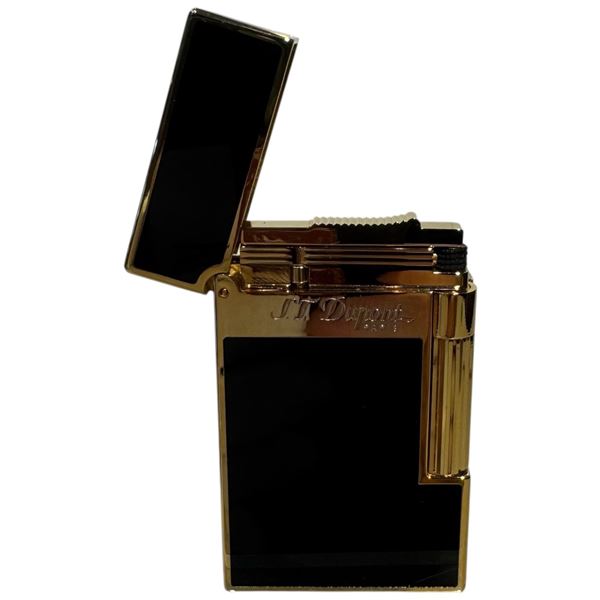 New - S.T. Dupont Paris - Silver-Tone Textured Lighter - Made in France - Ligne 2 - Big Logo - No Bo