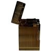 Image 2 : New - S.T. Dupont Paris - Brushed Gold-Tone Lighter - Made in France -  Ligne 2 - Small Logo - No Bo