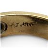 Image 4 : 14K Gold and Diamond Ring - 7 Diamonds - Size 9.5 - Band is 5.4mm wide - Total Weigh: 5.8 grams