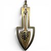 Image 1 : 10K Gold Vintage Pendant Necklace - 22" Chain with 13 x 30mm pendant - Total weight: 4.3 grams