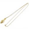 Image 2 : 10K Gold Vintage Pendant Necklace - 22" Chain with 13 x 30mm pendant - Total weight: 4.3 grams