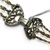 Image 5 : Vintage "Goldette New York" Gold-Tone Sautoir Necklace with Faux Moonstone Pendant - 34" long