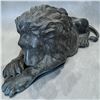 Image 2 : Vintage Bronze Recumbent Lion Sculpture Grand Tour Architectural Style (Partner is Lot 5A)
