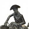 Image 4 : Bronze Bronco Buster Sculpture with Dark Patina