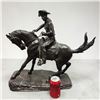 Image 5 : Bronze Bronco Buster Sculpture with Dark Patina