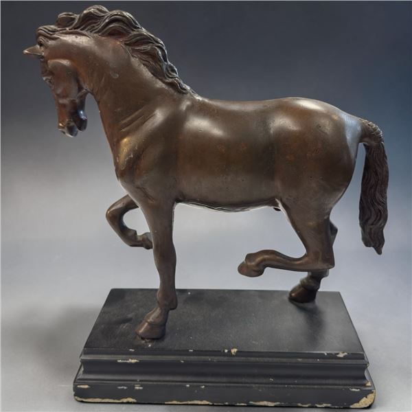 Giambolgna "Medici Walking Horse" Bronze Sculpture 14" Tall and 13" Long