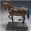 Image 1 : Giambolgna "Medici Walking Horse" Bronze Sculpture 14" Tall and 13" Long
