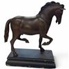 Image 2 : Giambolgna "Medici Walking Horse" Bronze Sculpture 14" Tall and 13" Long