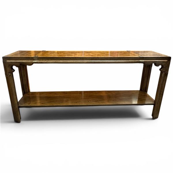 Contemporary Wood Console Table