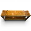 Image 3 : Contemporary Wood Console Table - 60" x 16.5" x 27".