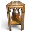 Image 5 : Contemporary Wood Console Table - 60" x 16.5" x 27".