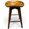 Image 1 : Beautiful Wood Swivel Bar Stools Matching Previous Lots 25.5" Seat Height #3