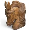 Image 2 : Stunning Large Solid Wood Carved Carousel Style Horse Head 31" Tall and 22" Wide #2