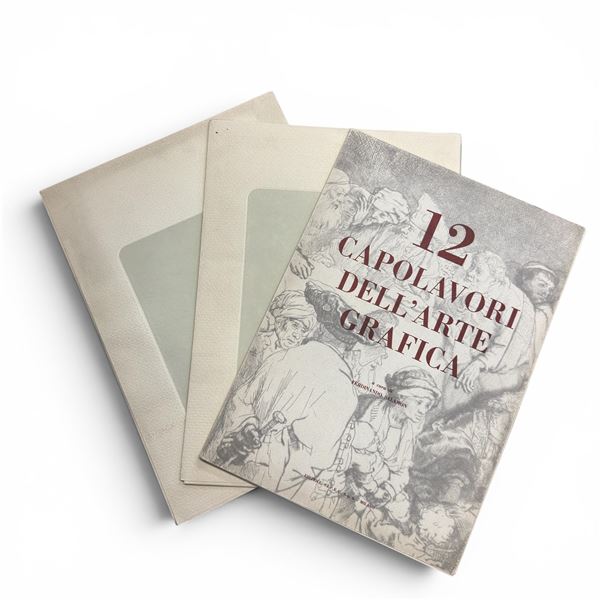 Portfolio of Vintage Art Plates - "12 Capolavori dell'Arte Grafica" & Illuminated Calendar Plate