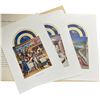 Image 5 : Portfolio of Vintage Art Plates - "12 Capolavori dell'Arte Grafica" & Illuminated Calendar Plate