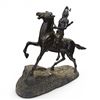 Image 2 : Remington Style Bronze Indian on Horse