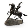 Image 3 : Remington Style Bronze Indian on Horse
