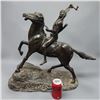 Image 7 : Remington Style Bronze Indian on Horse
