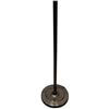 Image 3 : Nickel Gray Finish Floor Lamp with Three Hanging Lights with Mesh Shades 73" Tall