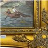 Image 2 : Signed Original Canvas Painting Seashore Scene Possibly Mary Unknown Artist