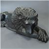 Image 2 : Vintage Bronze Recumbent Lion Sculpture Grand Tour Architectural Style (Partner is Lot 721)
