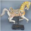 Image 4 : Vintage Hand Carved Painted Wooden Carousel Horse