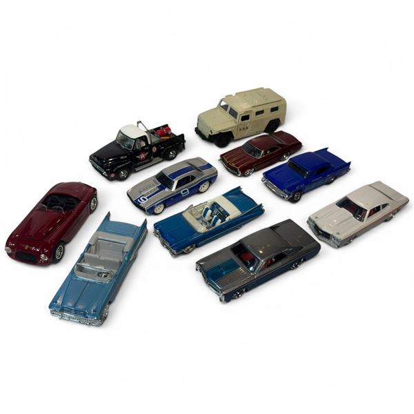 1/38 Diecast Cars: Ferrari, Buick, Cadillac, Camaro, Chevy, Hummer, Pontiac, Chevelle & More