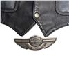 Image 2 : Harely Davidson Freemason Motorcycle Club Leather Vest, Masonic Apron and 100 Year Belt Buckle