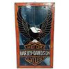 Image 1 : Harley Davidson Stain Glass Window Hanger 12.5x21.5"