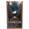 Image 2 : Harley Davidson Stain Glass Window Hanger 12.5x21.5"