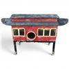 Image 1 : Vintage Large Train Caboose Toy Box 58x37x21.5"
