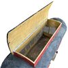 Image 4 : Vintage Large Train Caboose Toy Box 58x37x21.5"