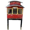 Image 6 : Vintage Large Train Caboose Toy Box 58x37x21.5"