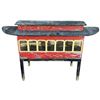 Image 7 : Vintage Large Train Caboose Toy Box 58x37x21.5"