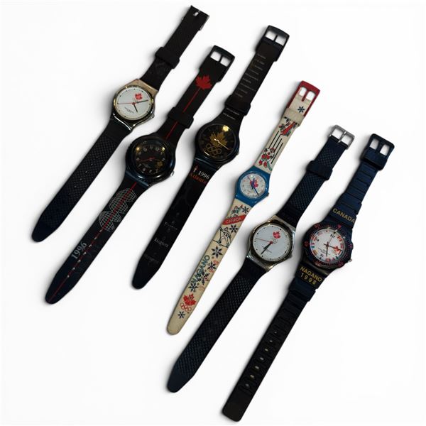 6 McDonalds Olympic Watches - 2 x 1996 Atlanta and 4 x 1998 Nagano