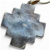 Image 3 : Enameled .950 Silver Pendant on 22" Sterling Silver  Chain (Pendant is 45 x 45mm) - Total Weight: 21