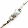 Image 5 : Sterling Silver Triple Ring Pendant Necklace on 22" Sterling Silver Chain - Total Weight: 11.7 grams