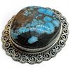 Image 2 : 4 New Rings * all stamped .925 * (Turquoise, Copper Turquoise, and Sodalite ) Longest ring  is 35 mm