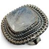 Image 4 : 4 New Rings * all stamped .925 * (Moonstones and Quartz Crystal)  Longest ring  is 27 mm * Total wei