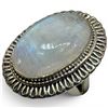 Image 5 : 4 New Rings * all stamped .925 * (Moonstones and Quartz Crystal)  Longest ring  is 27 mm * Total wei