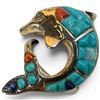Image 2 : 4 New Rings * all stamped .925 * (Turquoise, Copper Turquoise, and Turqoise with Agate Mosaic  ) Lon
