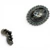 Image 3 : 4 New Rings * all stamped .925 * (Black Onyx and Black Copper Turquoise) Longest ring  is 44 mm * To