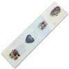 Image 1 : 4 New Rings * all stamped .925 * (Green & Ruby Zozite and Pink Oyster Turquoise) Longest ring  is 33